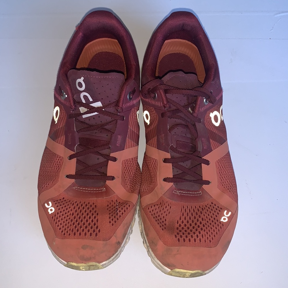 On Running Cloudflow Sneakers Red Rust Tones Men’… - image 2